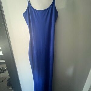 Elegant Blue Women's Dress